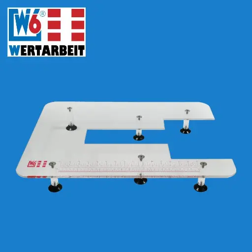 [W-Z-ATISCH-LANGARM] W6 Nähmaschinen Anschiebetisch für W6 N 9000 / 9500C QPL / 9500 Pro