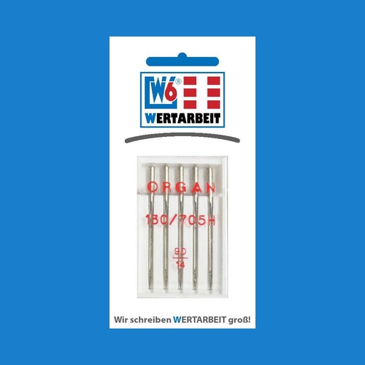 [W-N-WEB-90] W6 Nähmaschinennadel Webware 90 (5 Nadeln)