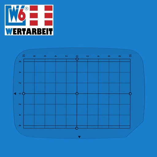 [W-Z-TEMP-13X20] W6 Nähmaschinen Stickrahmen Template 13 x 20 cm