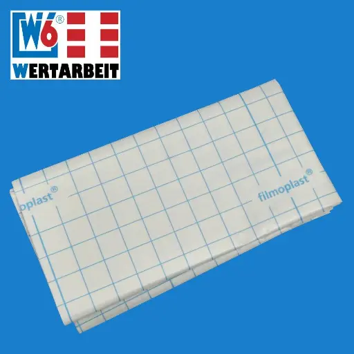 [W-Z-SV-9433] W6 Nähmaschinen Stickvlies weiß, selbstklebend zum Ausreißen
