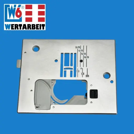 [W-E-5000-STPL] W6 Nähmaschinen Stichplatte W6 N 5000 / 6000 / 8000