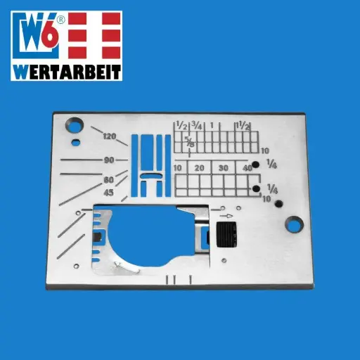 [W-E-2000-STPL] W6 Nähmaschinen Stichplatte W6 N 2000